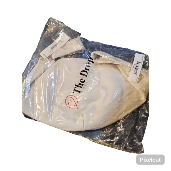 NWOT The Drop Avalon Small Tote Bag Ivory - Picture 2 of 5